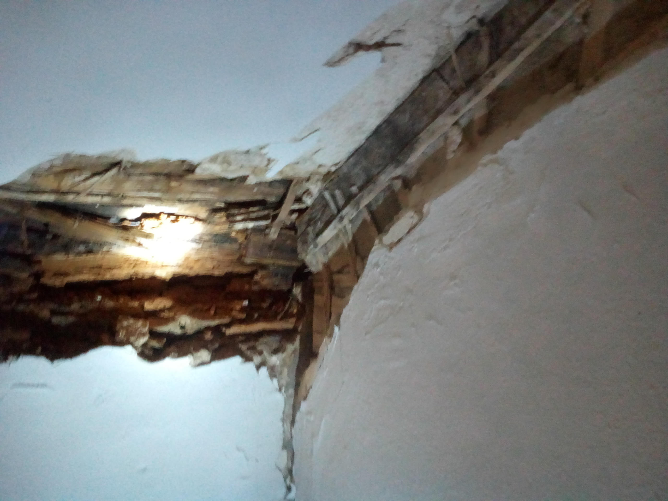ceiling damage